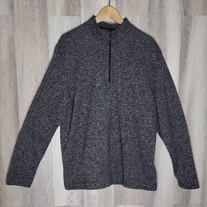 Van‎ Heusen Mens XL Flex Classic Fit Quarter Zip Pullover Fleece Lined